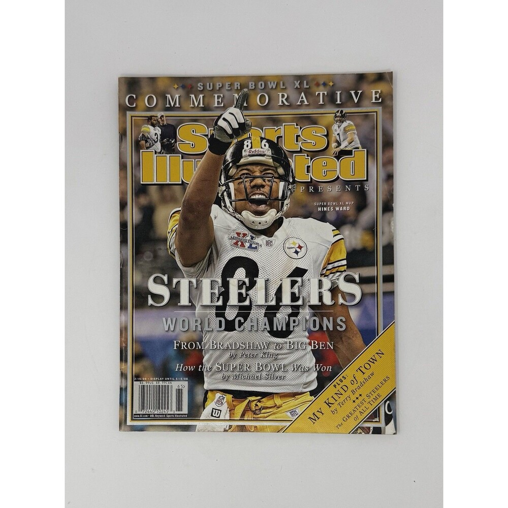 Pittsburgh Steelers Super Bowl XL Champions Sports Illustrated Hines Ward 2006